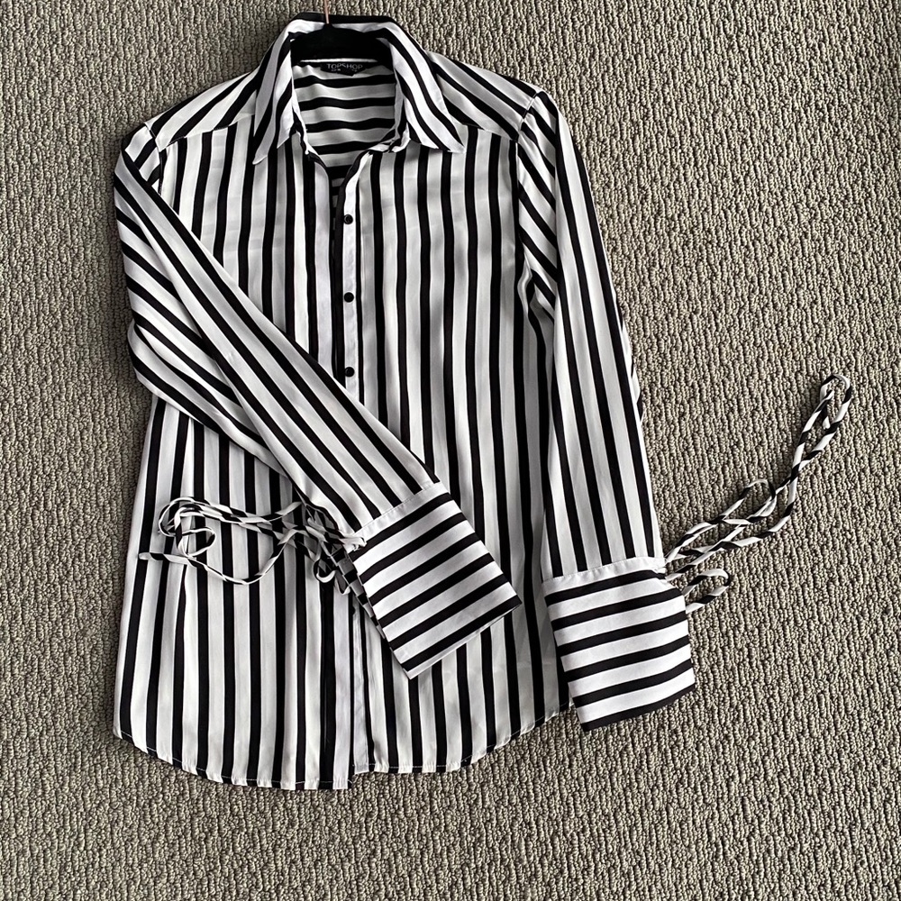 Topshop blouse striped